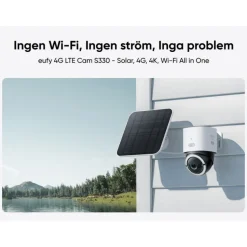 Eufy 4G LTE solcellsdriven övervakningskamera S330