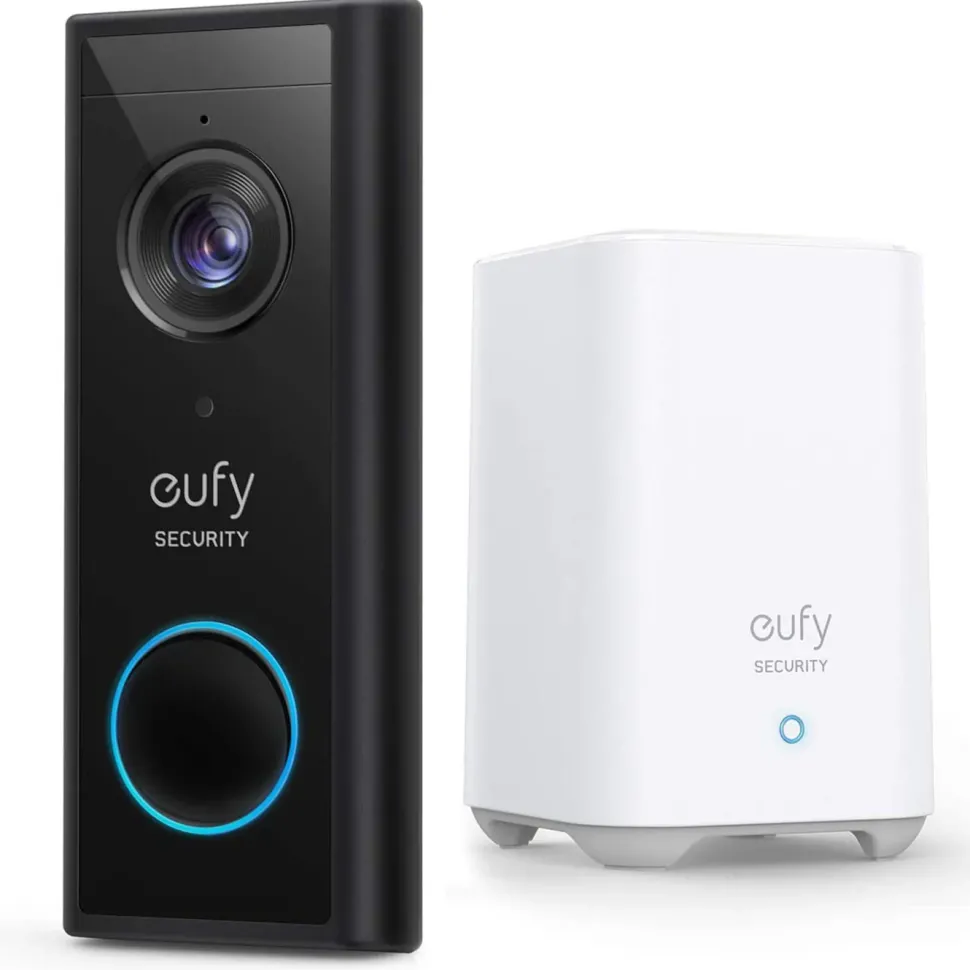 Eufy Video Doorbell 2K med basstation
