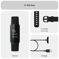 Fitbit Inspire 3 Aktivitetsarmband Black/Midnight Zen