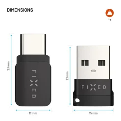 Fixed USB-datablocker 2-pack (USB-A/USB-C)