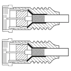 F-kabel klass A 1 m
