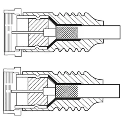 F-kabel Vit 15 m