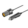 Förlängningskabel för 12 V-uttag 21 mm 1,8 m