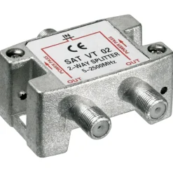F-splitter med DC-pass 2-vägs