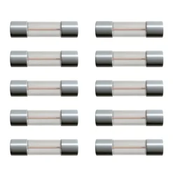 Glasrörssäkring 5x20 mm 6,3 A Trög (T) 10-pack
