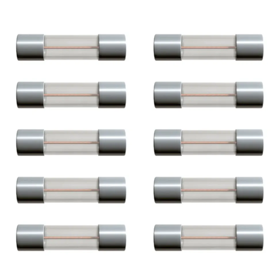 Glasrörssäkring 5x20 mm 6,3 A Trög (T) 10-pack