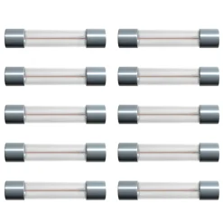 Glasrörssäkring 6x32 mm 250 mA Trög (T) 10-pack