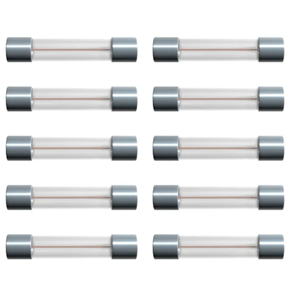Glasrörssäkring 6x32 mm 250 mA Trög (T) 10-pack