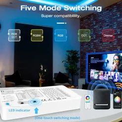 Gledopto 5 in 1 Mini Zigbee-Controller för LED-belysning