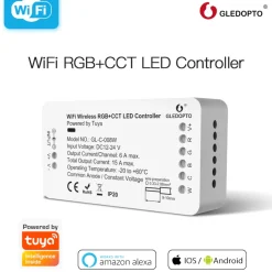 Gledopto RGB+CCT Wifi-controller för LED-list