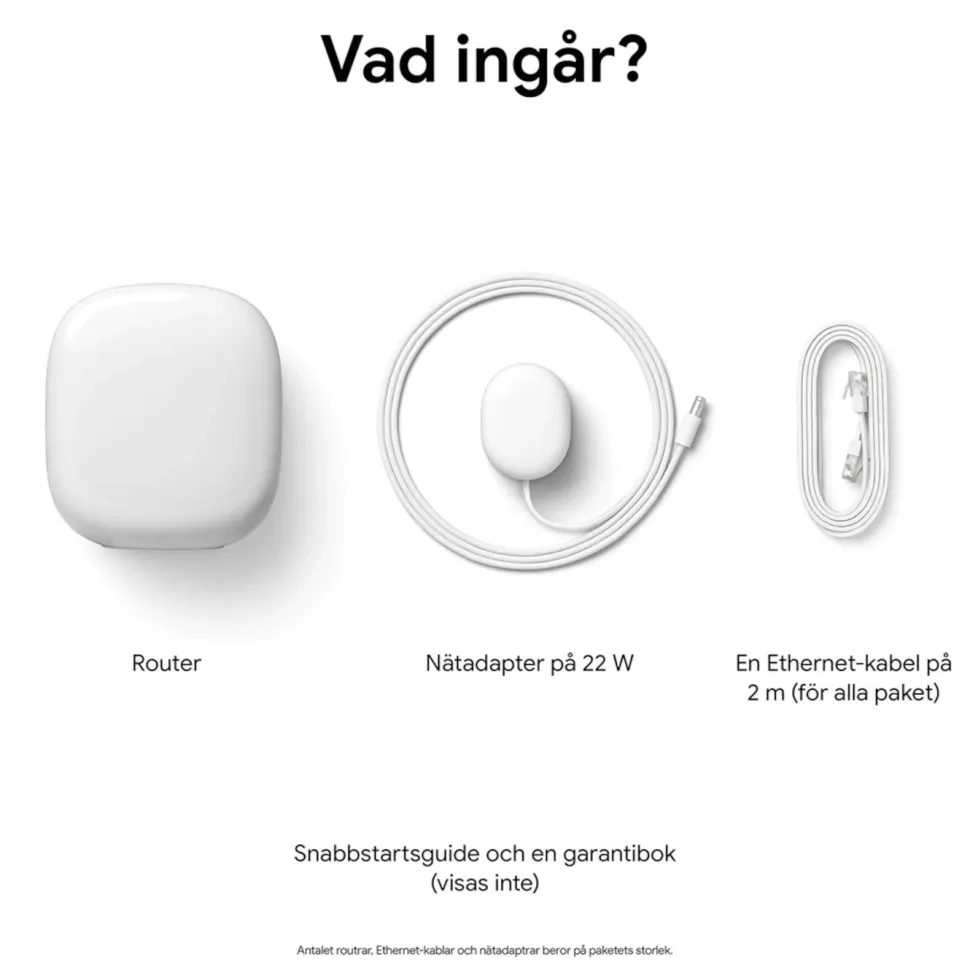 Google Nest Wifi Pro AXE4200 1-pack