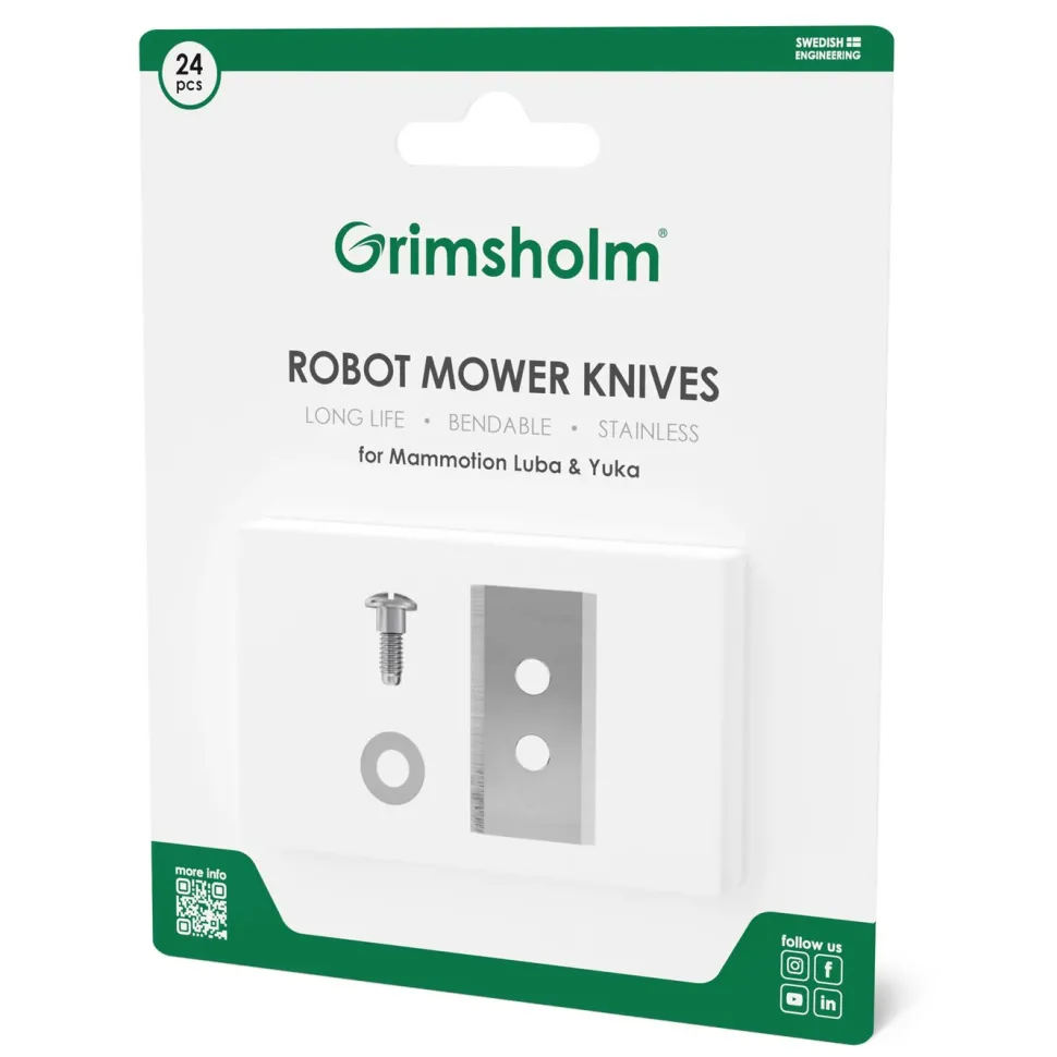 Grimsholm Knivar till Mammotion Luba och Yuka 24 st