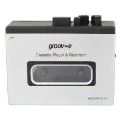 Groov-e Bärbar kassettbandspelare med Bluetooth