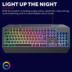 GXTrust GXT 836 Evocx RGB Gamingtangentbord