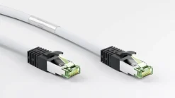 Halogenfri S/FTP-nätverkskabel Cat. 8.1 2 m