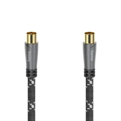 Hama Antennkabel med quad-skärmning 120 dB 3 m