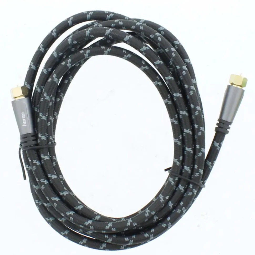 Hama SAT-antennkabel med F-kontakt 120 dB 3 m