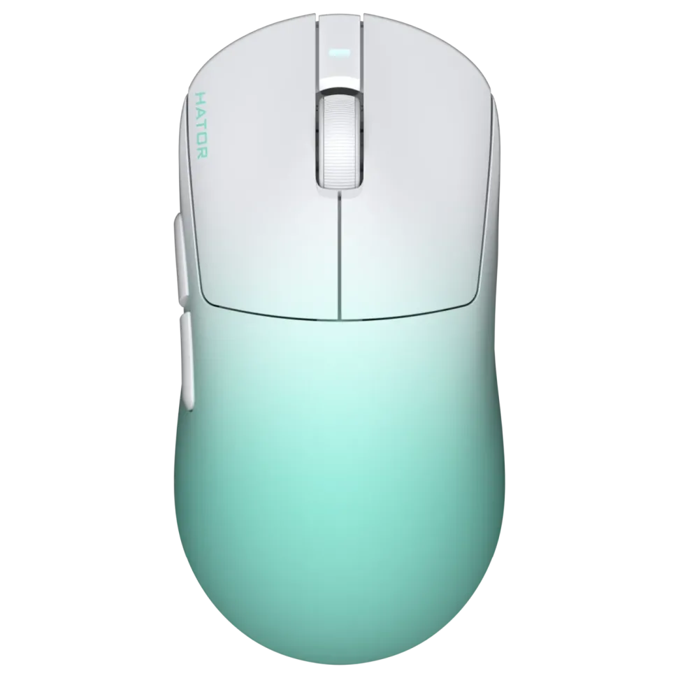 Hator Quasar 3 Ultima 8K Wireless gamingmus Vit/mint