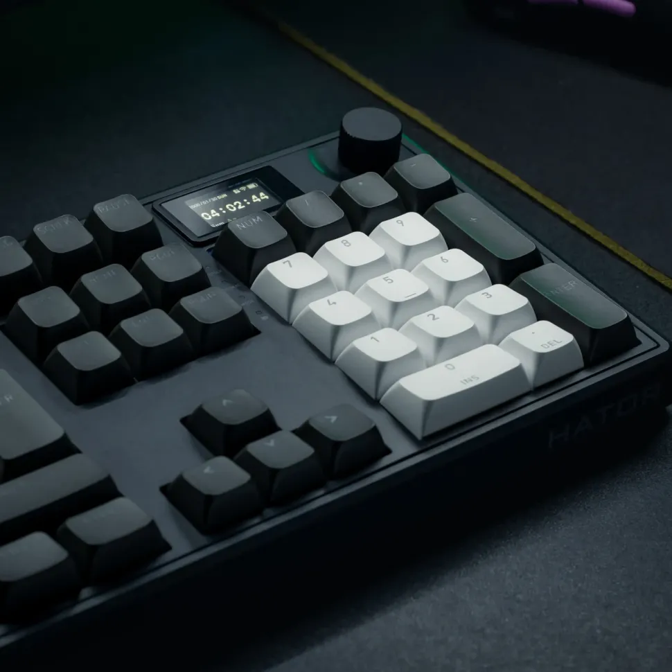 Hator Skyfall 100 Pro trådlöst gamingtangentbord Grå