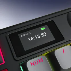 Hator Skyfall 100 Pro trådlöst gamingtangentbord Grå