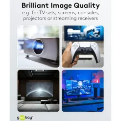 HDMI-förlängningskabel 4K/60 Hz 1 m