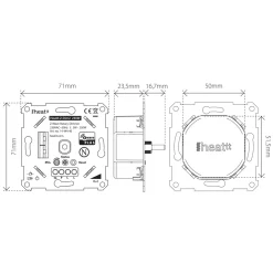 Heatit Z-Dim 2 Z-Wave multi-dimmer 250 W