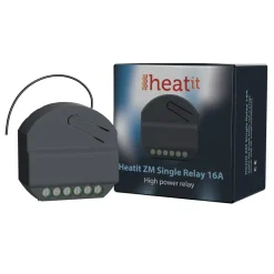 Heatit ZM Infälld Z-Wave-fjärrströmbrytare Single 16 A