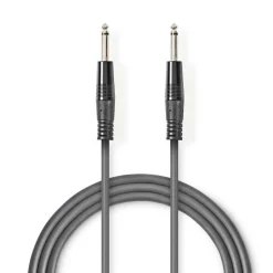 Högtalarkabel 6,3 mm 5 m