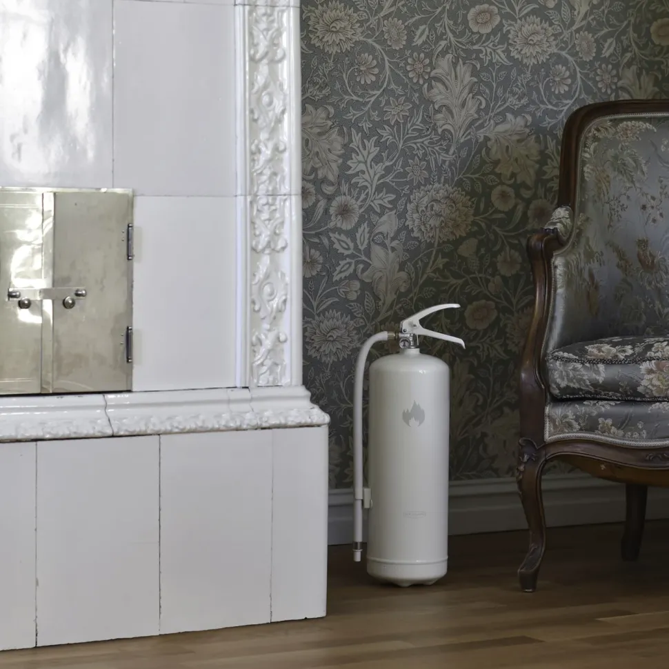 Housegard Brandsläckare Design Edition med pulver 6 kg Vit
