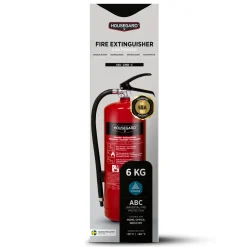 Housegard Brandsläckare med pulver 6 kg Röd