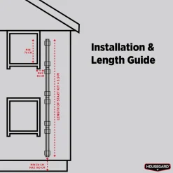 Housegard Brandstege 3,9 m