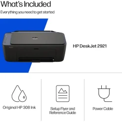 HP DeskJet 2921 allt-i-ett-skrivare