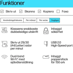 HP LaserJet MFP M234dw multifunktionsskrivare Trådlös