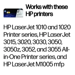 HP Toner 12A Svart