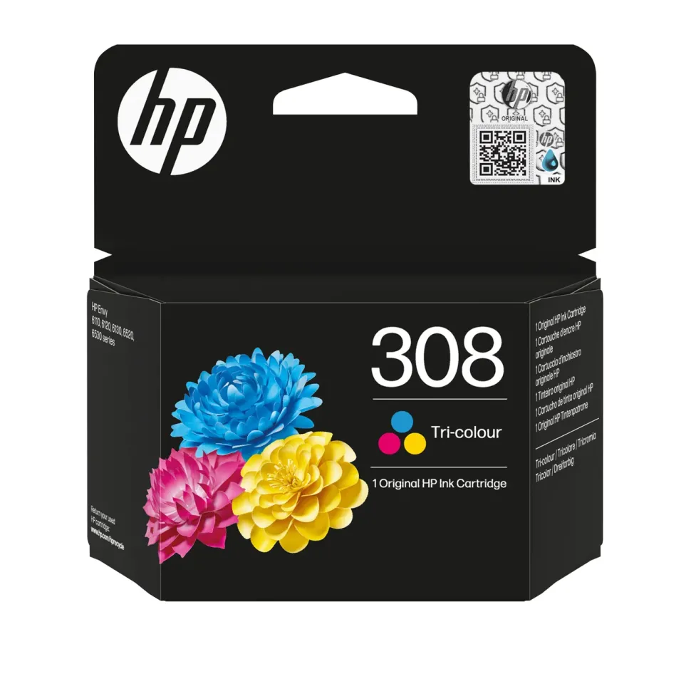 HP 308 Trefärgs bläckpatron