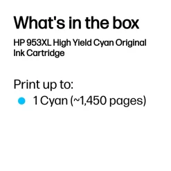 HP 953XL Bläckpatron Cyan