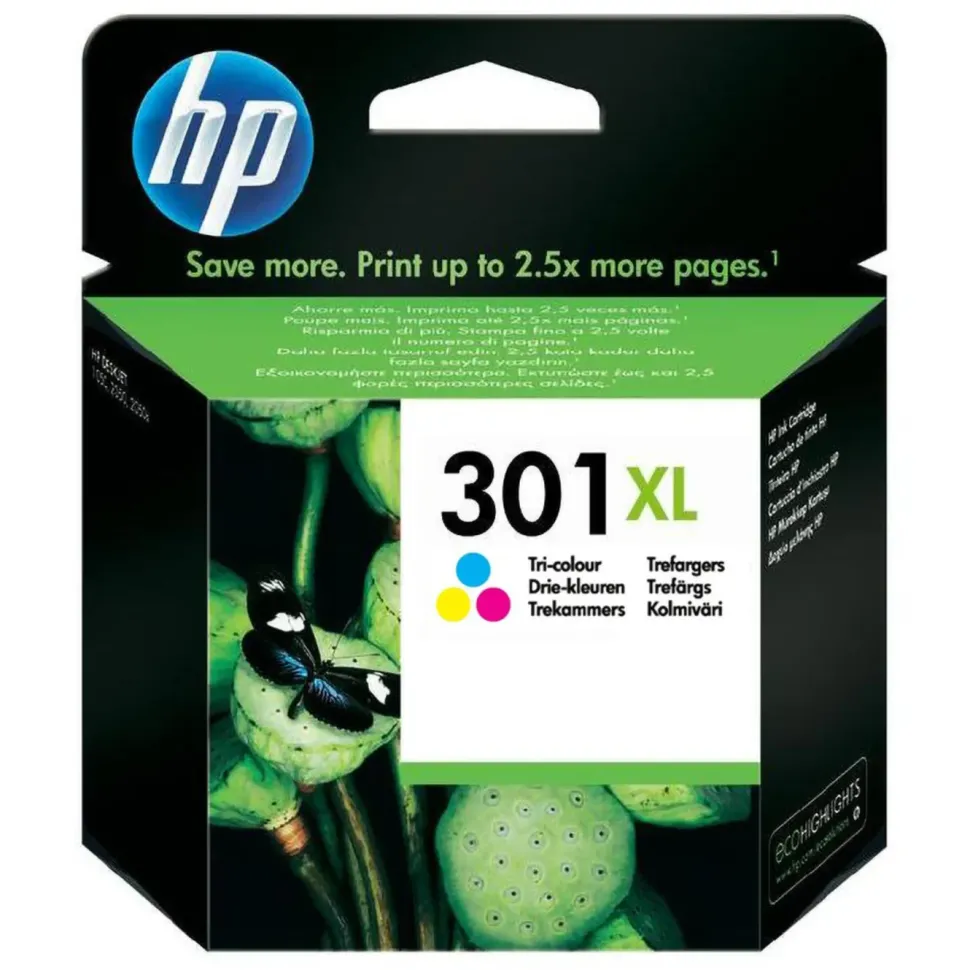 HP 301XL Bläckpatron Flera färger