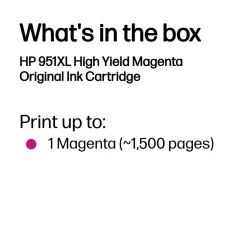 HP 951XL Bläckpatron Magenta