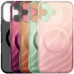 IDEAL OF SWEDEN Clear MagSafe Case – mobilskal till iPhone 16 Cherry Lacquer