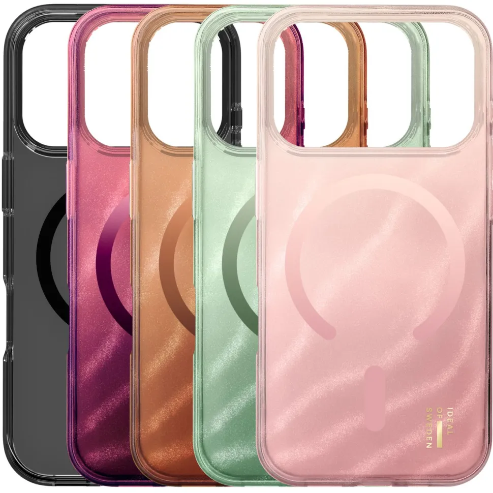 IDEAL OF SWEDEN Clear MagSafe Case – mobilskal till iPhone 17 Pro Max Cherry Lacquer