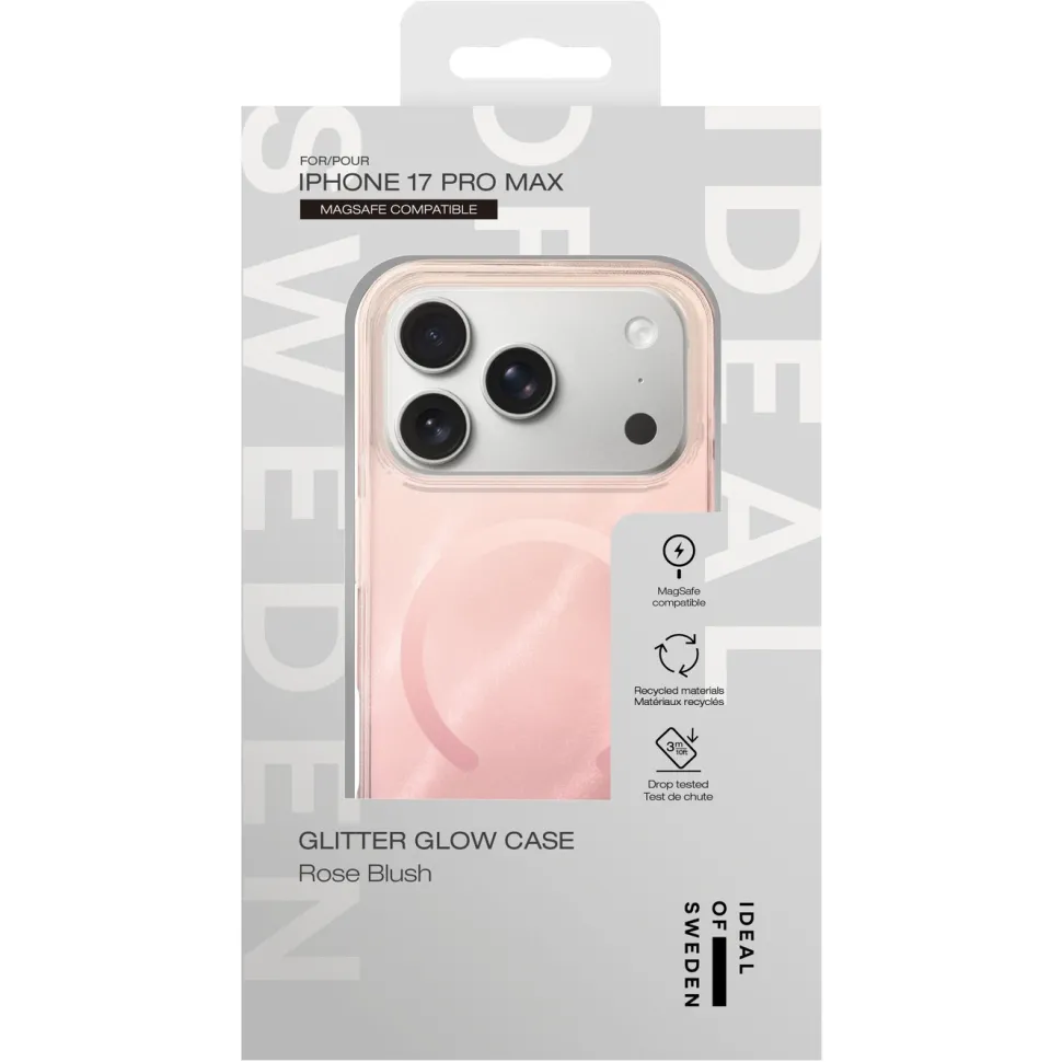 IDEAL OF SWEDEN Clear MagSafe Case – mobilskal till iPhone 17 Pro Max Rose Blush