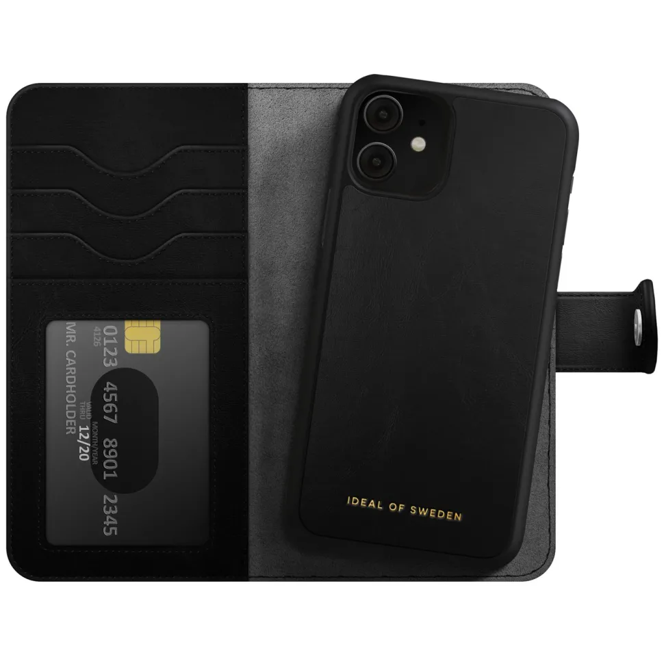 IDEAL OF SWEDEN Magnetisk mobilplånbok för iPhone Xr och 11 Svart