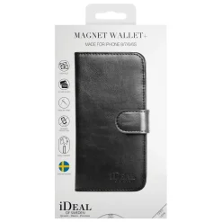 IDEAL OF SWEDEN Magnetisk mobilplånbok för iPhone 6/7/8/SE Svart