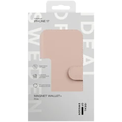IDEAL OF SWEDEN Magnet Wallet+ - plånboksfodral till iPhone 17 Pink