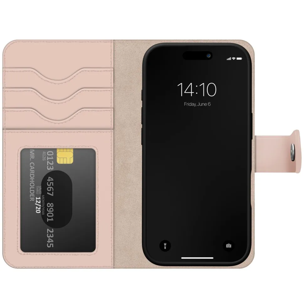 IDEAL OF SWEDEN Magnet Wallet+ - plånboksfodral till iPhone 17 Pink