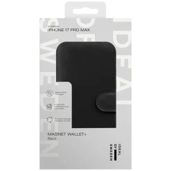 IDEAL OF SWEDEN Magnet Wallet+ - plånboksfodral till iPhone 17 Pro Max Black