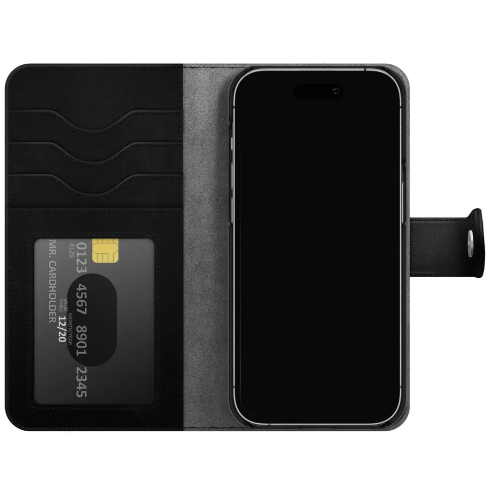 IDEAL OF SWEDEN Magnet Wallet+ för iPhone 15 Pro Svart
