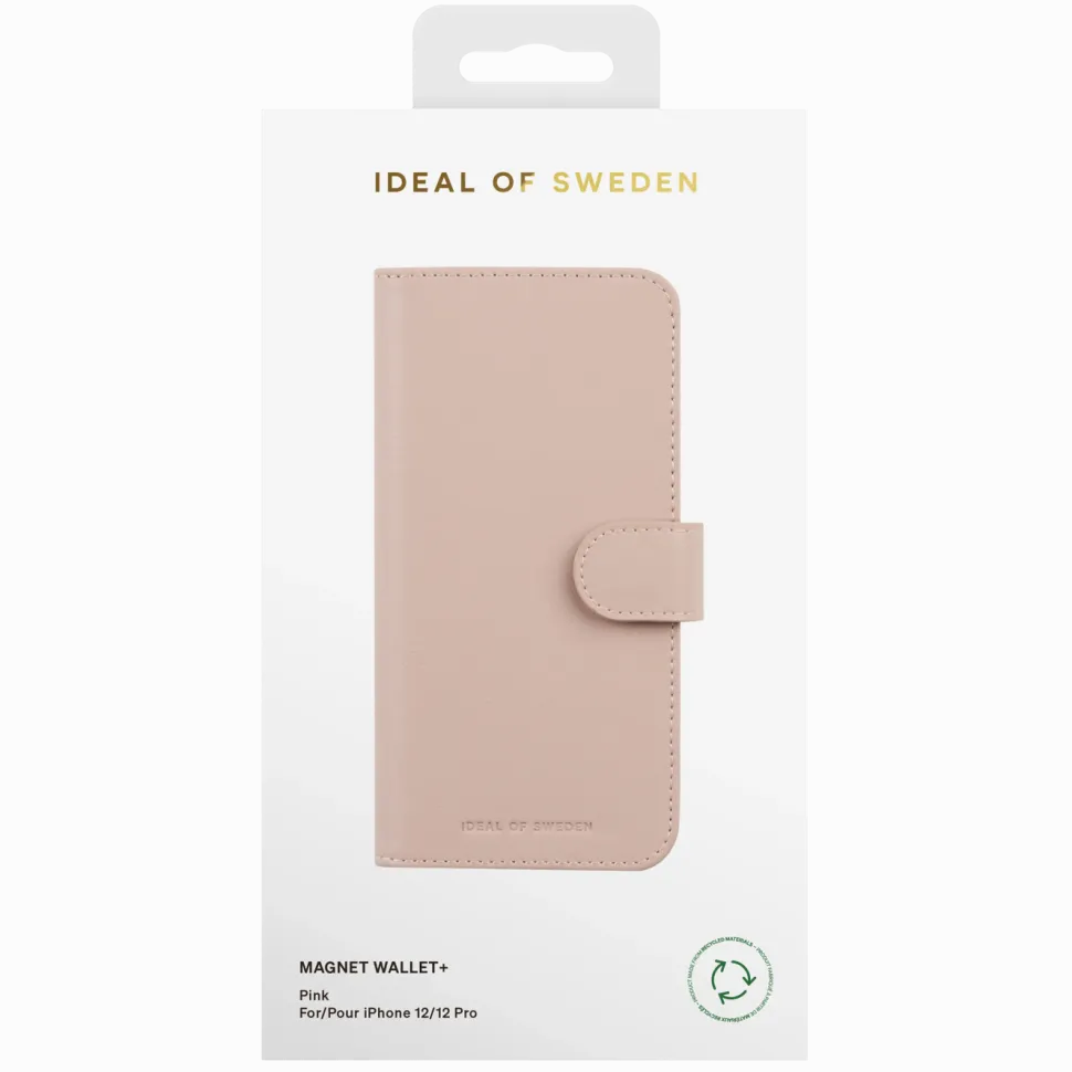 IDEAL OF SWEDEN Magnet Wallet+ plånboksfodral iPhone 12/12 Pro Rosa