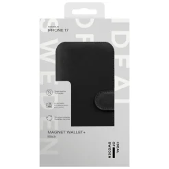IDEAL OF SWEDEN Magnet Wallet+ - plånboksfodral till iPhone 17 Black