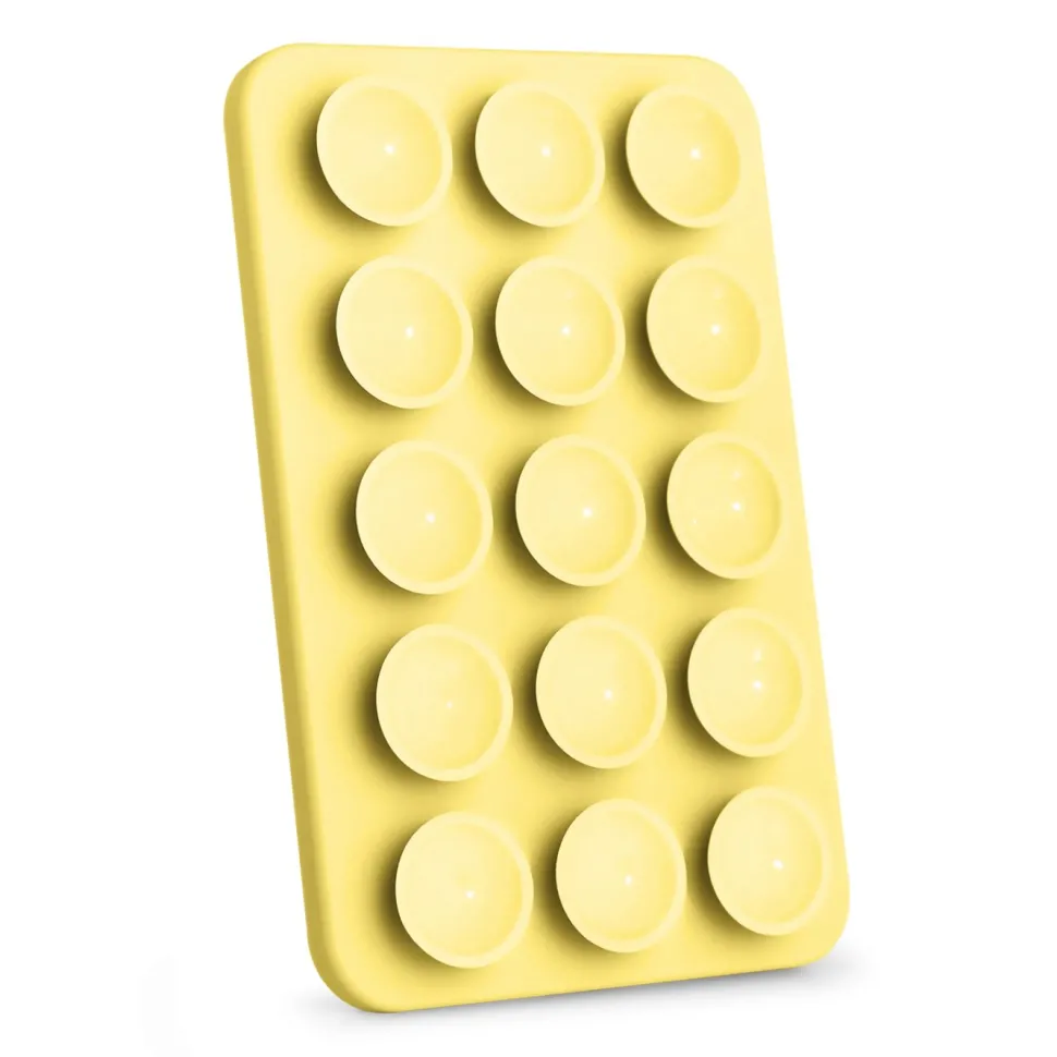 IDEAL OF SWEDEN MagSafe Suction Phone Mount – mobilhållare med sugfäste Soft Lemon